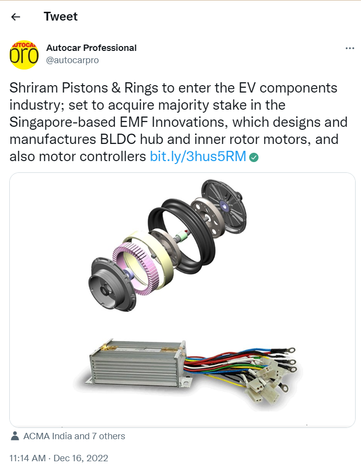 Press Coverage Shriram Pistons