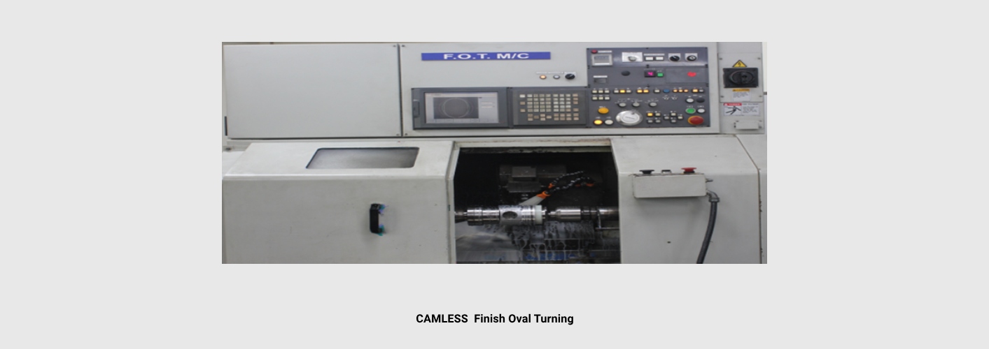 CAMLESS  Finish Oval Turning